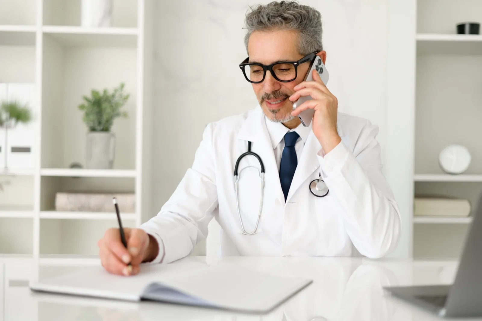 Healthcare using a secondary phone number