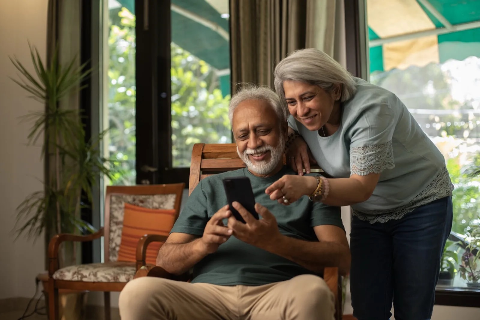 Family using a secondary phone number