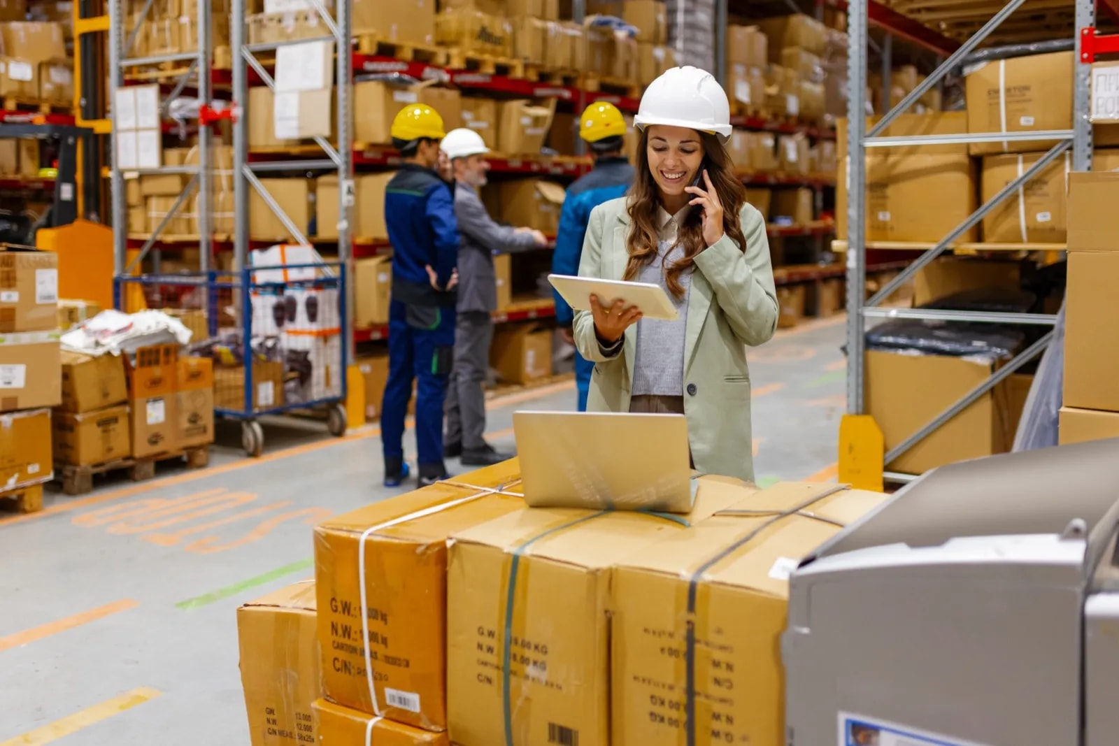 Logistics using a secondary phone number